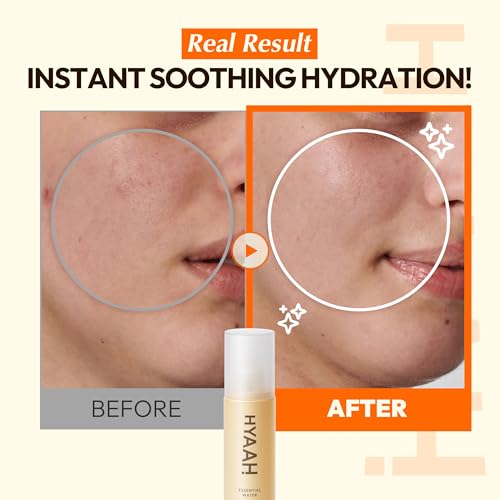 All-Day Essential Water - Korean Face Mist Spray - Hydrating Soothing with Chamomile Extract and Houttuynia Cordata - Moisturizing, Calming, Pore Care Daily Skincare, 3.38oz