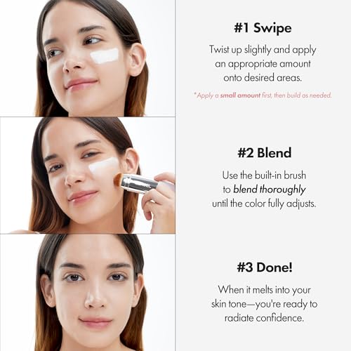 ELROEL Blanc Cover Stick V - Color-Changing Foundation Stick