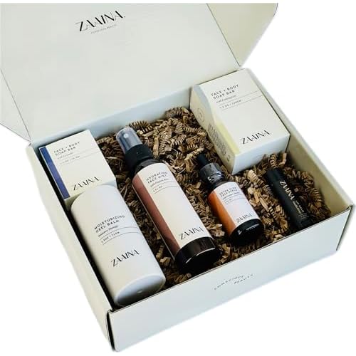 ZAAINA Spa Gifts for Women - Luxury Self Care Spa Kit, Mother's Day Spa Gift Basket, Pampering At Home Bath and Body Relaxation Spa Package, Gifts for Mom Wife Friend, Birthday Gifts for Women
