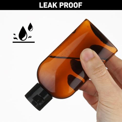 8-Pack TSA Approved Travel Bottles & Jars 3.4oz - Leak Proof
