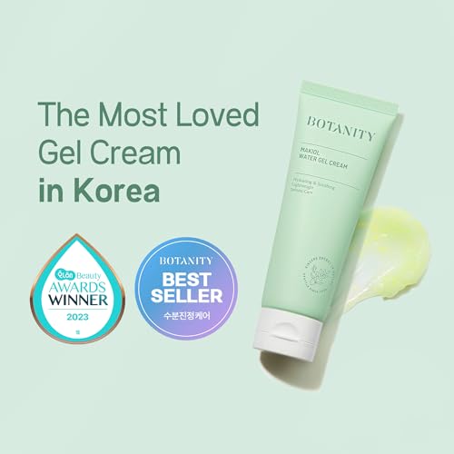 BOTANITY Makiol Water Gel Cream | Moisturizing | Sebum Care | Pore Management | Hydrating & Mattifying for Oily Skin | 2.82oz