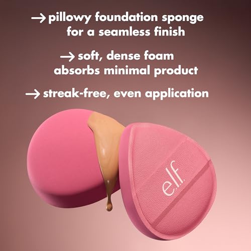 e.l.f. Pillow Puff Foundation Sponge - Ultra-Soft Foam