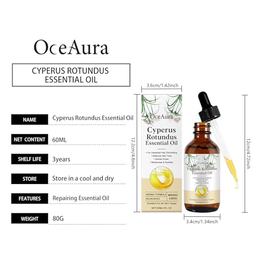 Natural Cyperus Rotundus Oil for Hair Removal & Skin Care