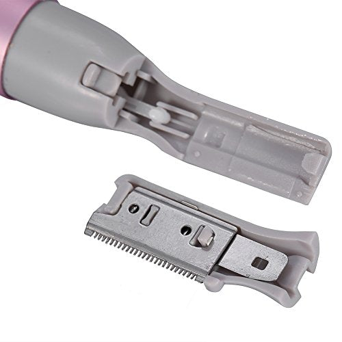 Yosooo Facial Hair Trimmer for Women, Portable Electric Face Eyebrow Hair Body Blade Razor Shaver Remover Trimmer (Pink)
