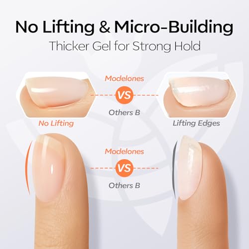 Modelones Gel Nail Polish Base & Top Coat Set 15ml