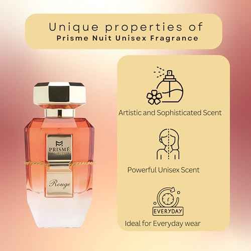 Prisme Rouge Perfume for Men and Women Eau de Parfum Travel Spray 3 Ounces