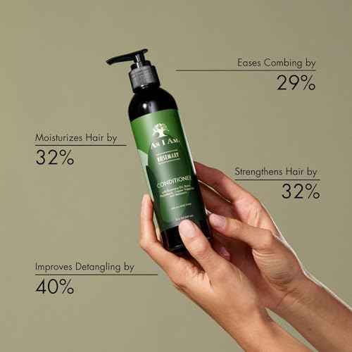 As I Am Rosemary Conditioner 8 oz - with Biotin & Saw Palmetto