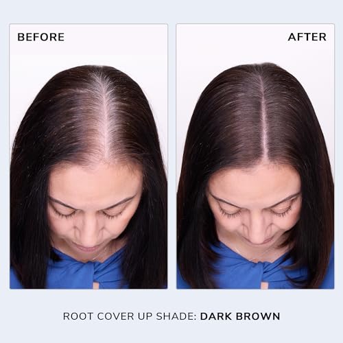 COLOR WOW Root Cover Up Temporary Hair Color - Dark Brown, Instantly Conceals Roots