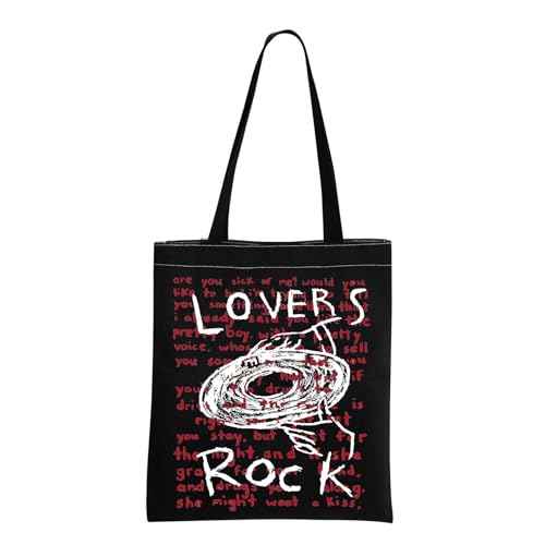 TV Girl Band Merch TV Girls Lovers Rock Inspired Canvas Bag TV Girl Gift Music Merchandise For Canvas Bag (Lovers Rock BK)