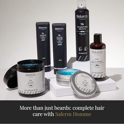 Salerm - 2-in-1 Shampoo and Gel - Stop To Relax Homme Barber Line - 1000 ml - for All Hair and Skin Types - Freshness and Relaxing Aroma - Daily Use - Gentle Cleansing