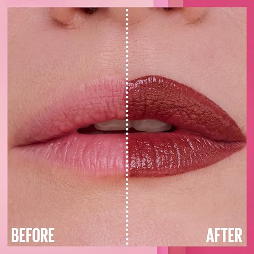 Maybelline Serum Lipstick - 8HR Plumping Moisture, Wild Card Red