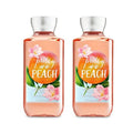 Bath & Body Works Pretty As Peach Shower Gel Gift Sets For Women 10 Oz 2 Pack (Pretty As Peach)