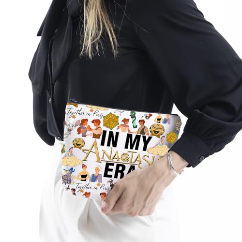 WCGXKO Princess Movie Gift Musical Lover Gift In My AnastaEra Makeup Bag Princess Fans Merch (Anasta Bag)