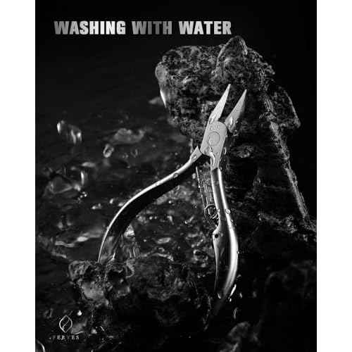 FERYES Toe Nail Clippers for Thick & Ingrown Toenails - Stainless Steel Thick Toenail Clippers for Seniors, Precision Grip Fingernail Clippers for Effortless Trimming - Silver