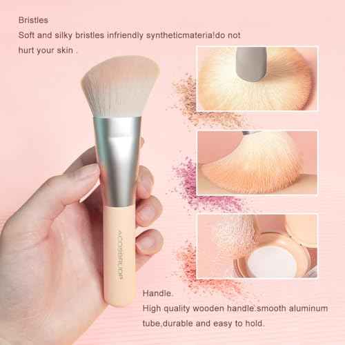 Makeup Brush Set, 8 Piece Cosmetic Brushes with Delicacy Case