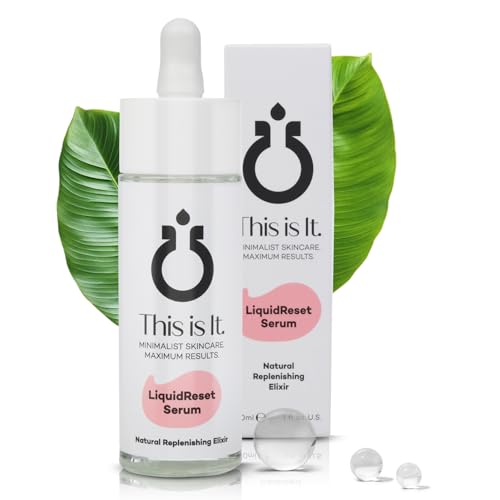 LiquidReset Serum | Natural Replenishing Elixir | Highest Grade Botanicals | Clean Beauty | Patented Ingredients | Molecular Distillation | Resets, Restores, Protects | Soothing | Anti-inflammatory |