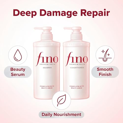 Fino Premium Touch Shampoo & Conditioner Set - Deep Repair Duo 550ml
