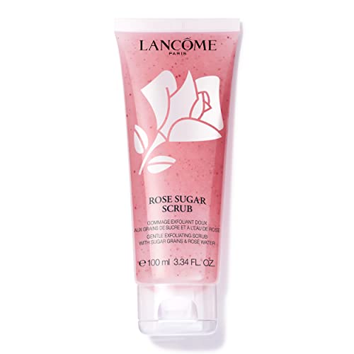 Lanc?me Rose Exfoliating Face Scrub - Exfoliates & Plumps Skin - With Real Sugar Grains, Rose Water & Honey - 3.4 Fl Oz