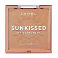 LAMEL Sunkissed Matte Bronzer Face Powder - Non-Shimmer, Long Lasting, Non-Greasy Bronzing Organic Makeup Formula - Matte Finish - Natural Tan Skin - N. 401-0.35oz.