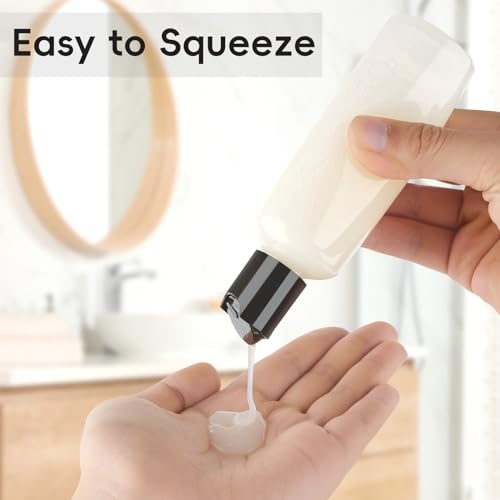 TUZAZO 10-Pack 3.4 oz TSA Approved Travel Bottles