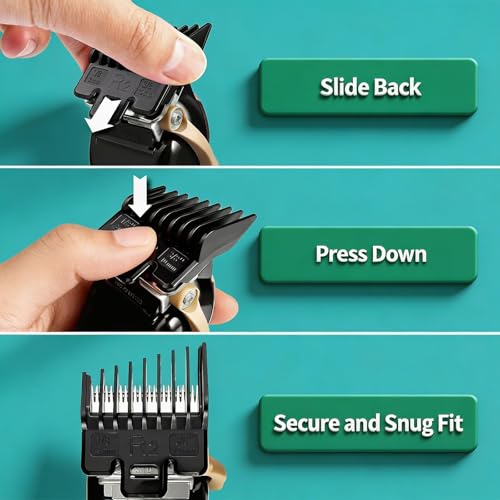 Wahl Clipper Fade Guide Set – 4 Durable Taper Guards