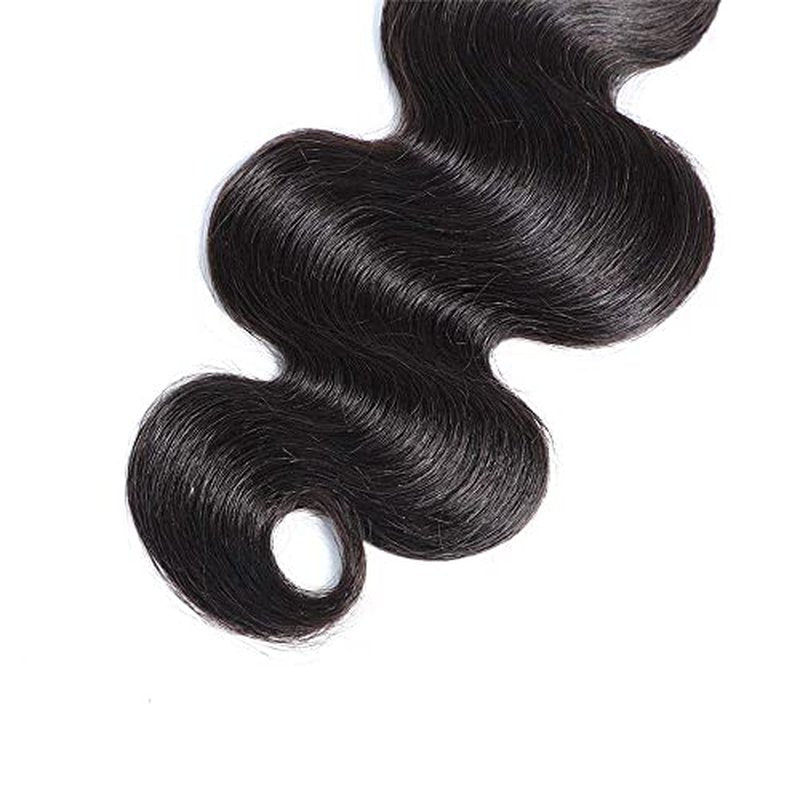 Brazilian Body Wave Hair Bundles #1B Natural Black 22-26in