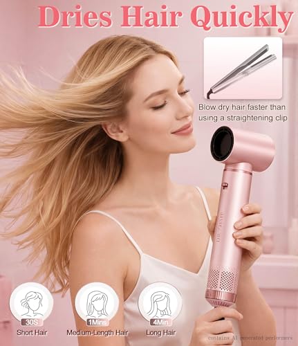 Dryhsip 5-in-1 Air Styler Curling & Drying Kit - Pink/Gold