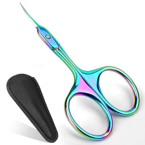 Precision Curved Cuticle Scissors - Extra Fine Tip Stainless Steel