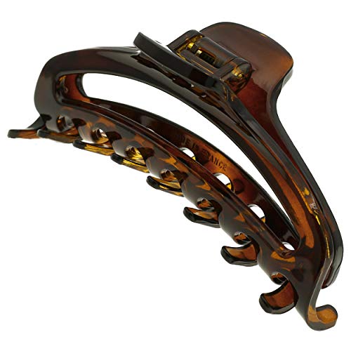 Camila Paris French Hair Clips 3.5-inch Tortoise Shell Claw Clip for Thick Hair