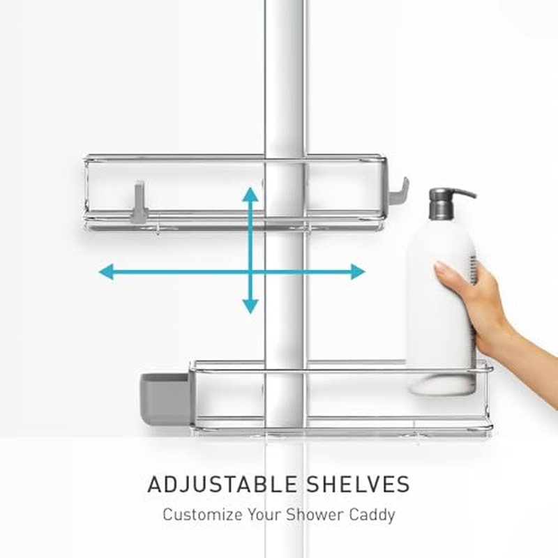 simplehuman X-Large Hanging Shower Caddy for Handheld Showerheads