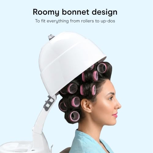 Conair 1875W Hands-Free Bonnet Hair Dryer with Adjustable Height