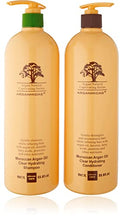 Moroccan Argan Oil Hydrating Shampoo & Conditioner Set - 33 oz
