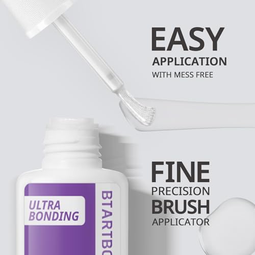 BTArtboxnails XCOATTIPS Brush on Nail Glue - Adhesive Ultra Bonding for Press Ons & Nail Tips, TPO & Hema Free, Super Strong & Easy Application, Quick Air Dry & Long-Lasting Fast Glue, 7ml