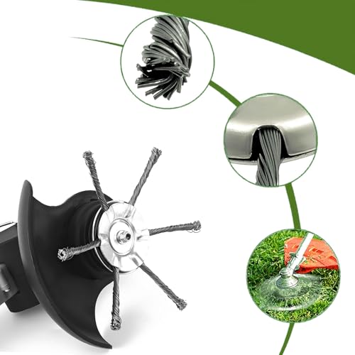 1PCS 6-Inch Steel Weed Eater Blades for Saker Weed Trimmers & Brush Cutters