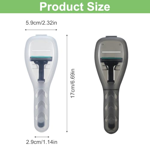 Oruola 2-Piece Travel Razor Case for Men – Portable