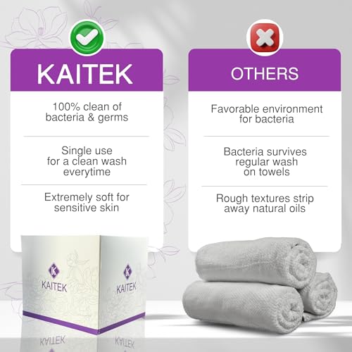 XL Biobased Disposable Face Towels – 50 Count
