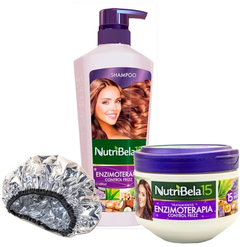 Nutribela 15 Enzymetherapy Kit - Shampoo, Treatment & Cap