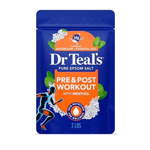 Epsom Salt Magnesium Soak with Menthol & Essential Oils, 3 lbs