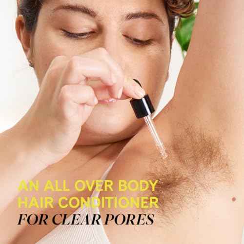 Ingrown Hair Oil for Bikini Line, Underarms, Legs & More – Soothes Razor Bumps, Prevents Ingrowns, Reduces Redness & Irritation – Jojoba, Clary Sage & Tea Tree – 14mL