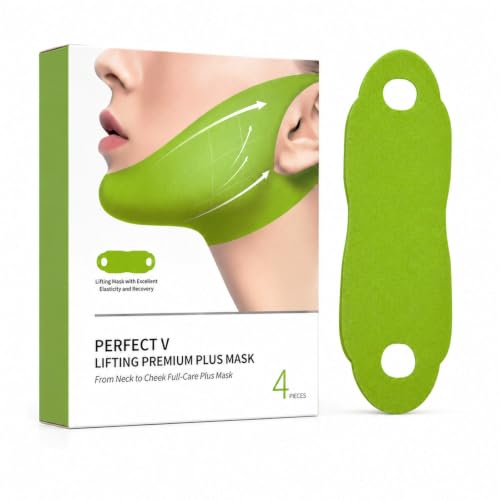 V Lifting Chin Mask with Collagen & Cactus Extract (4 Pack)