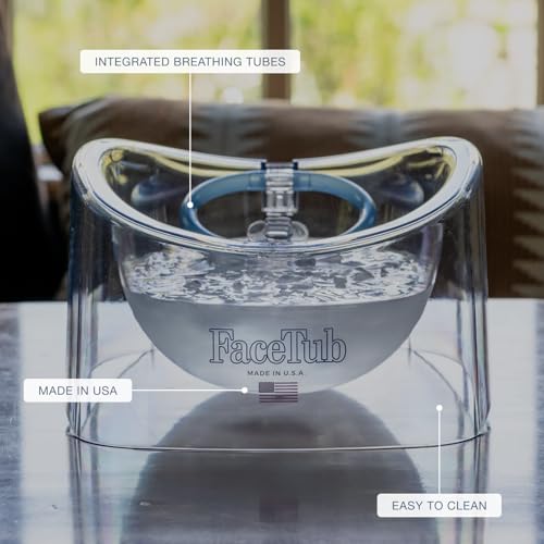 FaceTub Cold Plunge with Breathing Tube for Facial Ice Bath