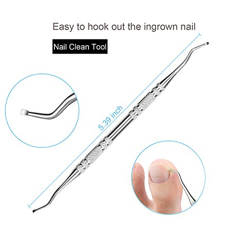 Ingrown Toenail Tools Kit - 10 Pcs Professional Pedicure Set