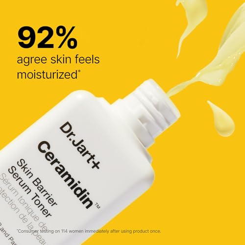 Dr.Jart+ Ceramidin Skin Barrier Repair Korean Face Serum Toner with Ceramides | Milky Toner | Korean Skin Care, 5.07 Fl Oz