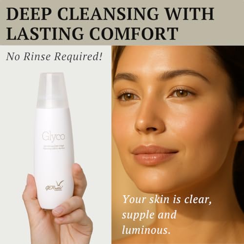 Gernetic Glyco Cleansing Milk - Hydrating Makeup Remover for Face & Neck, All Skin Types, 200ml