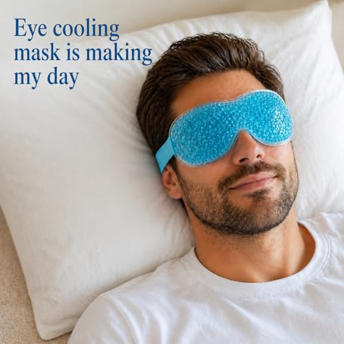 2-Pack Cooling Gel Eye Mask for Puffy Eyes & Dark Circles