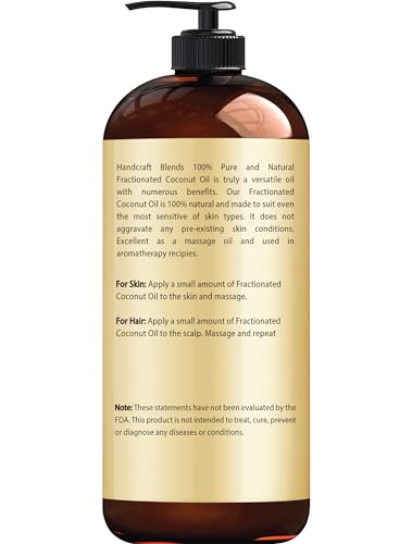 Handcraft Blends Fractionated Coconut Oil 16 Fl Oz