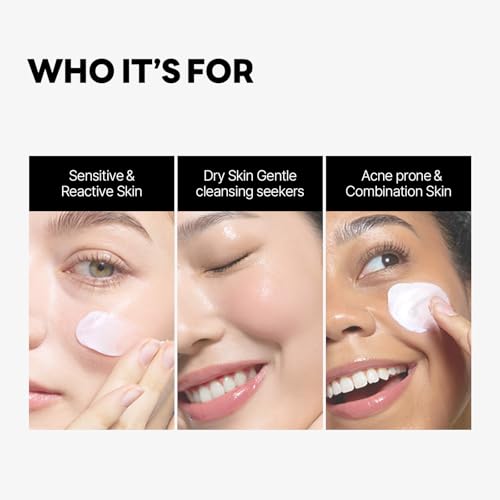 ROUND LAB 1025 Dokdo Cleanser 1.35 Fl Oz(Mini Travel Size), Low pH Facial Cleanser for Sensitive Skin, Rich Soft Bubbles for Deep Cleansing, Hydrating Face Wash with Deep Sea Water, Korean Skin Care