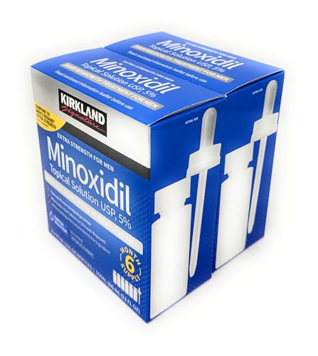 Kirkland Minoxidil 5% Hair Regrowth for Men, 12-Month Supply