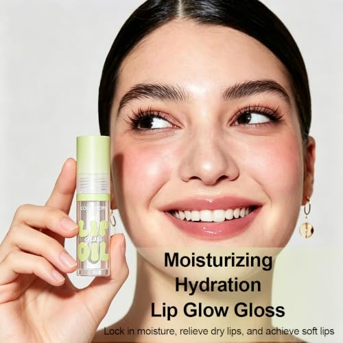 6-Pack Hydrating Lip Oil Set, Nourishing Lip Gloss