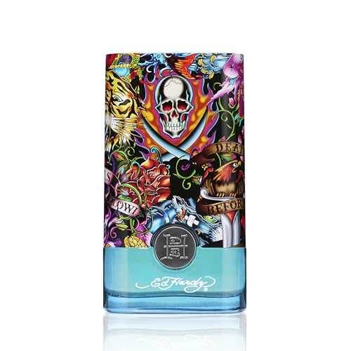 ED HARDY Hearts & Daggers Eau de Toilette for Men, 3.4 oz
